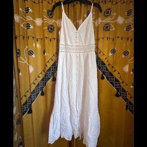 Embroidered Maxi Dress